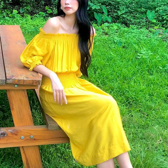 ALANTINO OFF THE SHOULDER DRESS - Picture 5 of 8